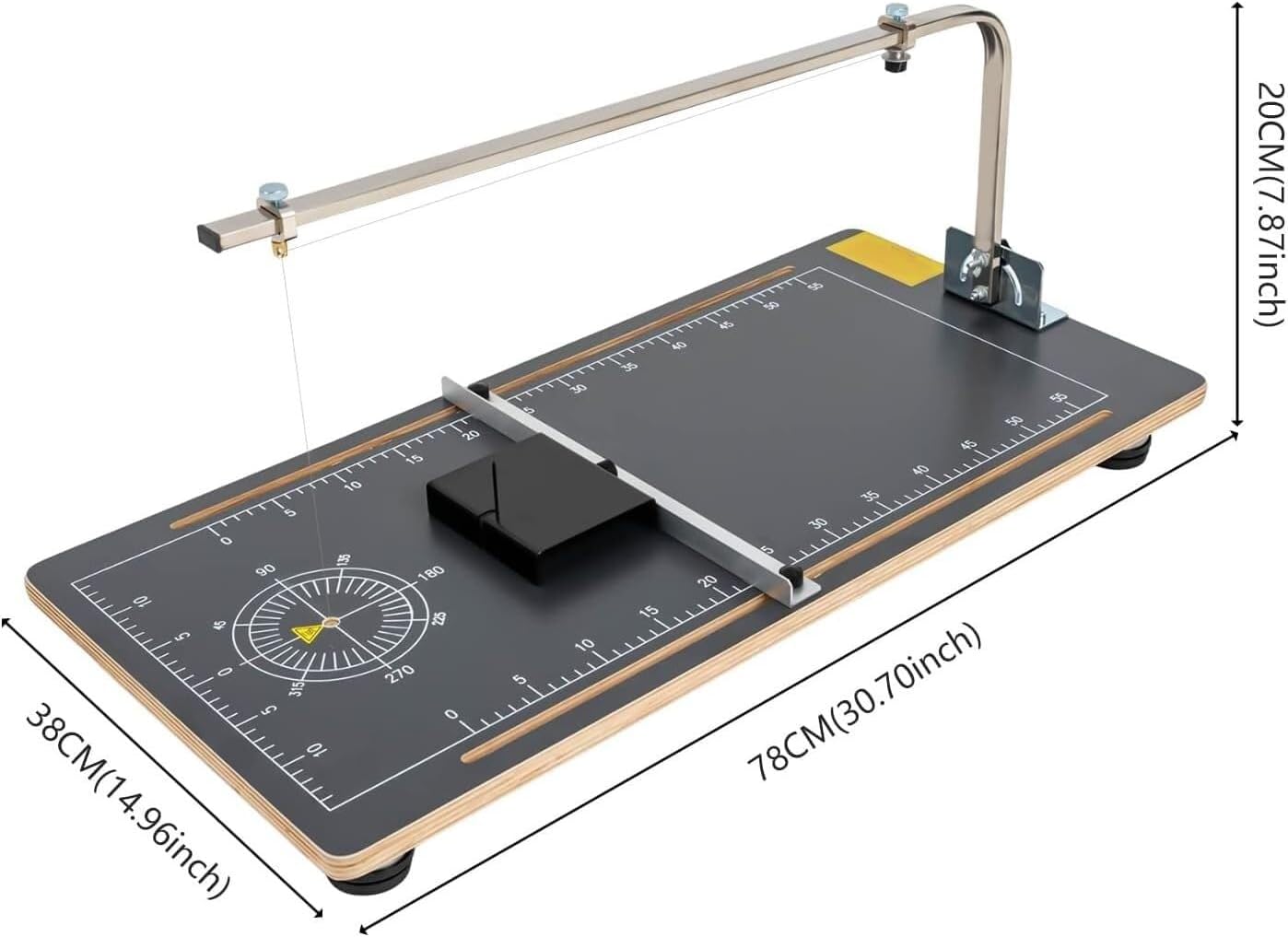 Desktop Hot Wire Foam Cutting Machine, 50-300 Degrees Celsius Temperature Adjustable, Cutter Width 15", for Sponge, Pearl Cotton, KT Board, Polystyrene Cutting