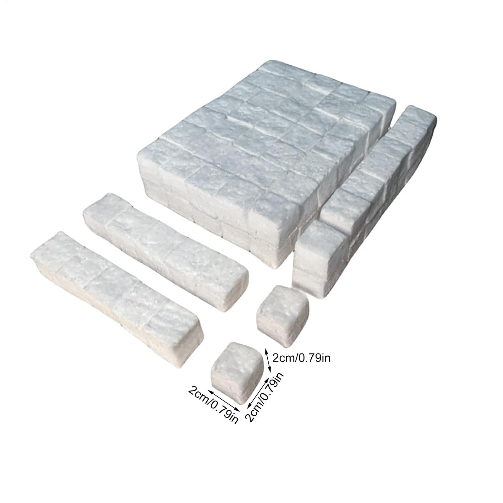 in feltro per braciere da tavolo, spugna di lana, blocco di cotone, 96 additivi, tessuto non tessuto ceramico per caminetti a bioetanolo, ideale per da scrivania e soluzioni di