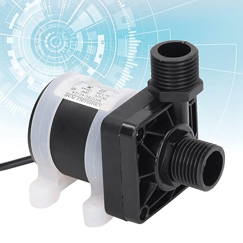 Miniatura 9 de Bomba centrífuga sin escobillas DC12V 20W IPX8 grado mini bomba sumergible para fuente de jardín acuapónica