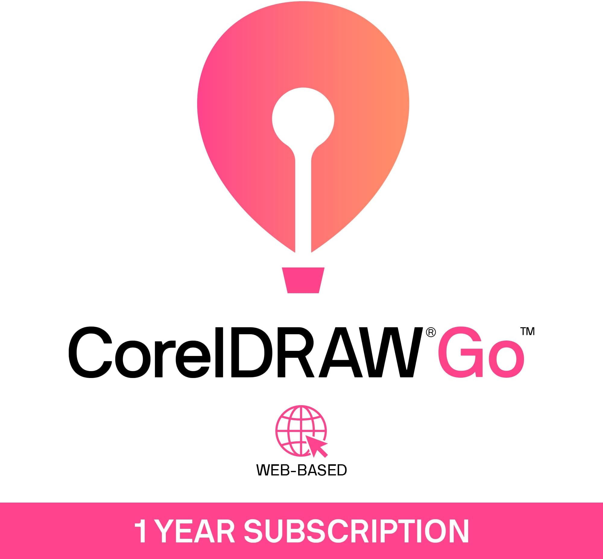 CorelDRAW Go - 1 year subscription | GO | 1 Device | 1 User | Activation Code by email