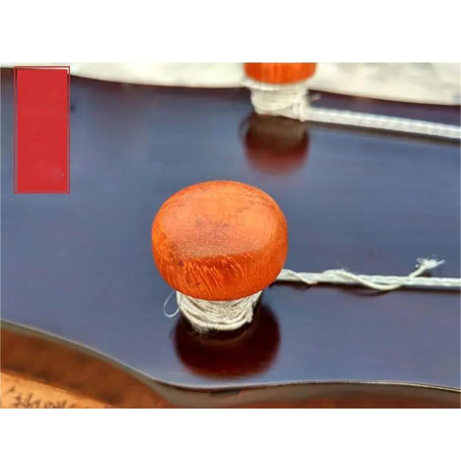 Handgemachtes Guqin 7 Saiten Paulownia Guqin 123cm Schwarz Braun Mit Zubehör Traditionelle Musikinstrumente(Brown set b)