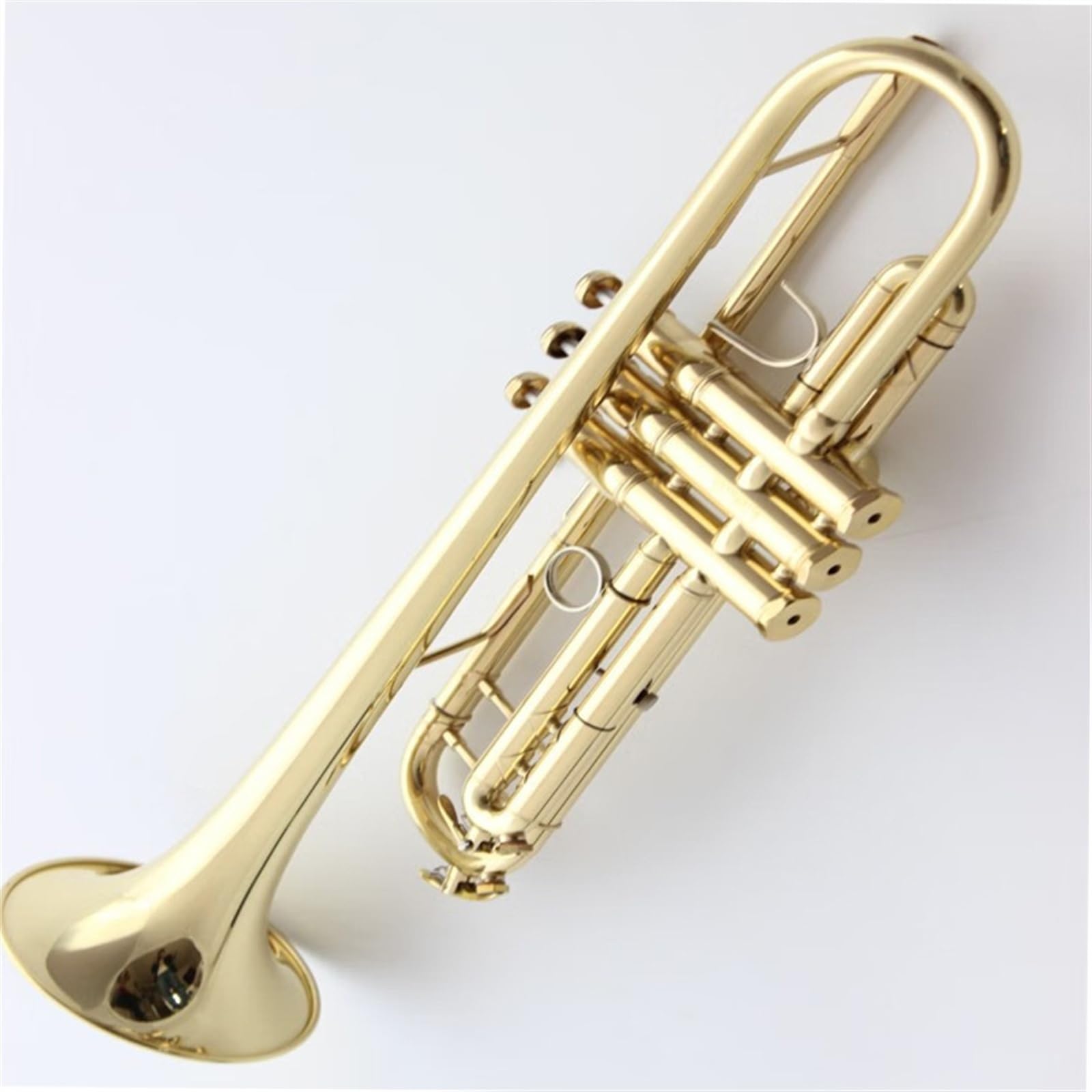 Trąbki Trąbka Posrebrzana Trąbka B-dur Instrument Muzyczny Początkujący Złoty Stal Nierdzewna Trwały
