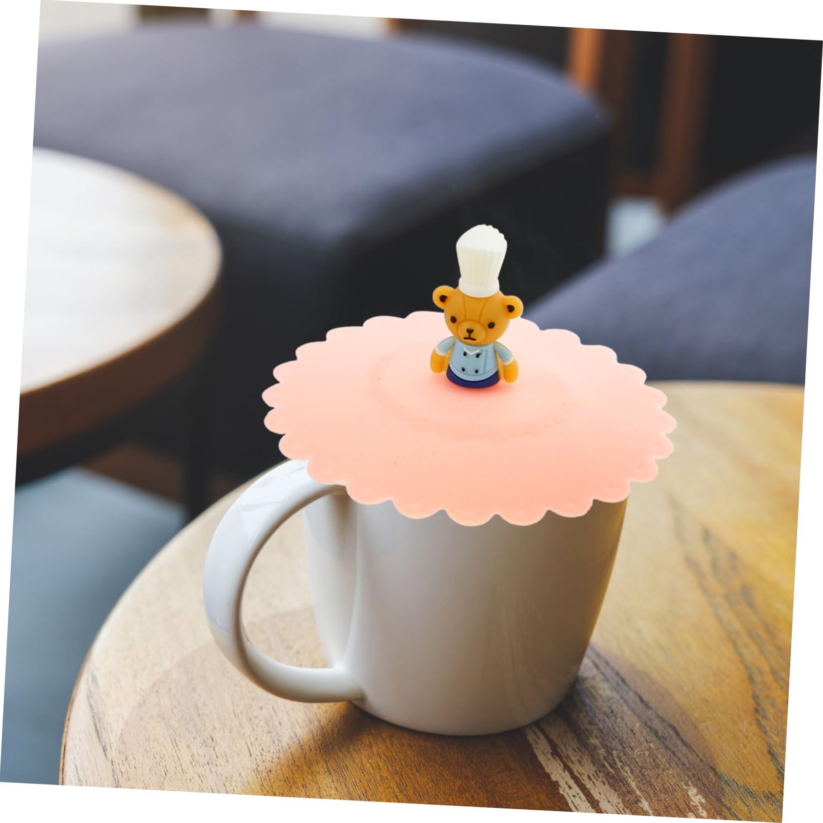 TOPBATHY 18 Piezas Cubierta De La Taza Cubierta a Prueba De Fugas Tapa De La Taza De Té Taza De Bebida Tazas Vasos Aire Tapas De Vasos De Bebida Tapa De Comida Elástica Bol Beber