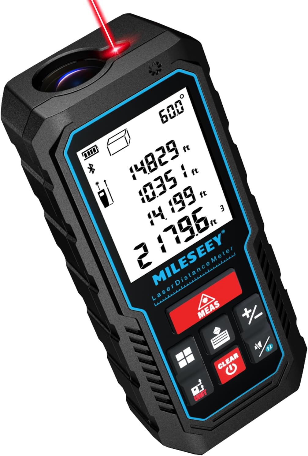 Laser Measurement Tool, 229Ft Laser Measure with Digital Angle Level, Laser Tape Measure with Phone App, Record Data and Make Your own Sketch Support Hand-Drawn Plan/Draw on Picture