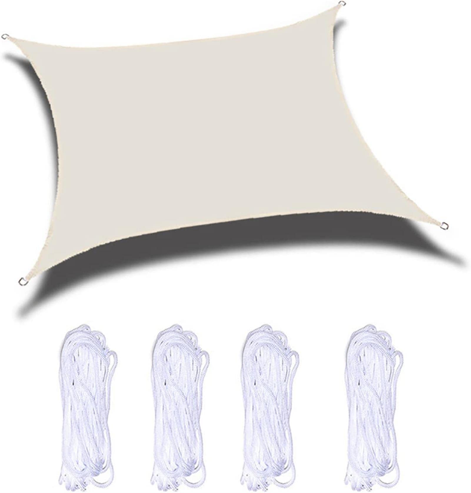 Voile d'ombrage imperméable avec protection UV 98% pour abri de jardin