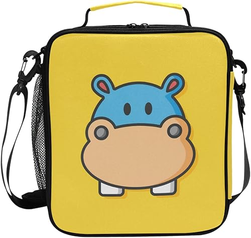 Miniatura 8 de ZZXXB Penguin I'm In Space Bolsa de almuerzo aislada caja reutilizable térmica térmica bolsa de viaje al aire libre Picnic bolsa con correa para el