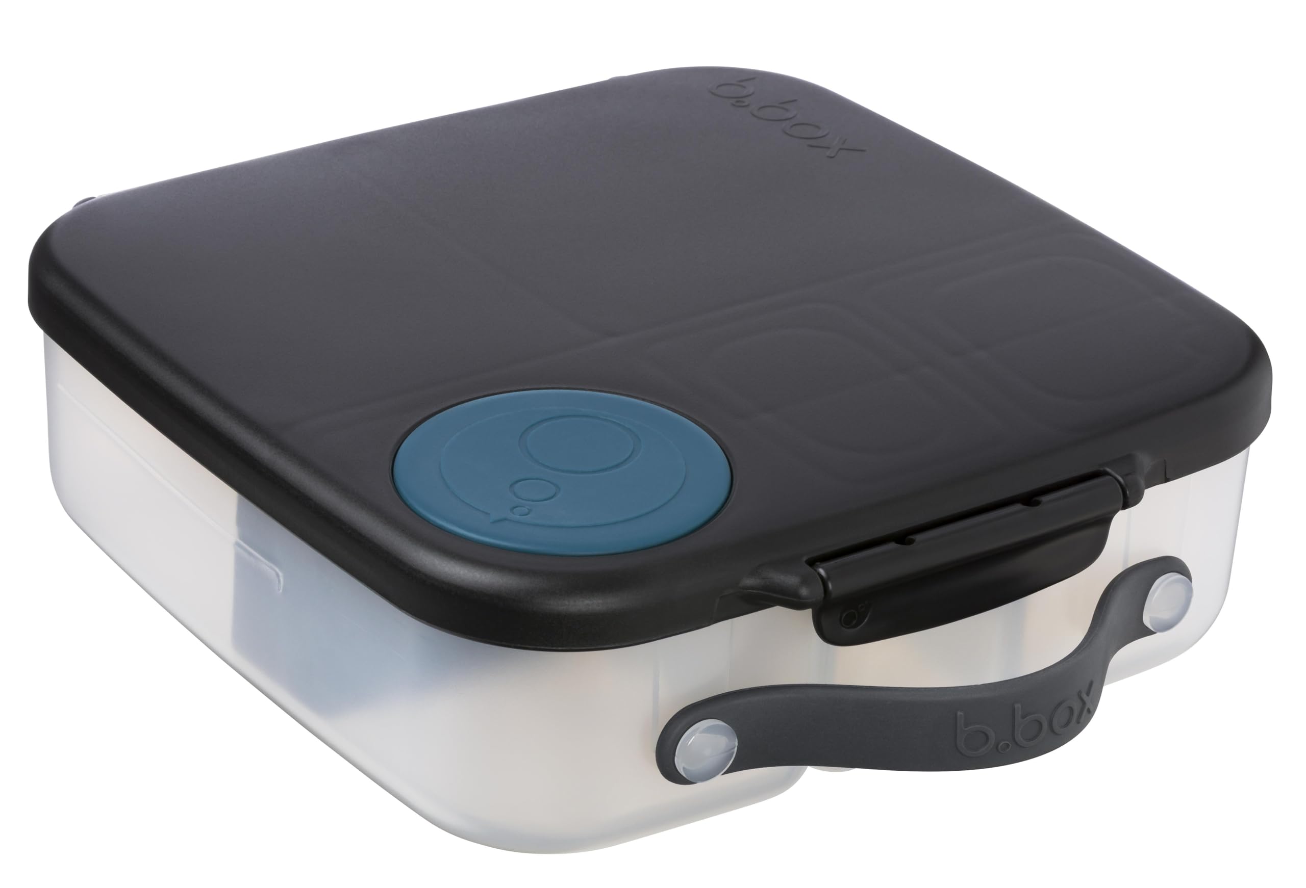 b.box Lunchbox | Large Bento Box with 4 Compartments (2 Leakproof), Removable Divider, Gel Cold Pack | Ideal for School | from 3+ | 2L Capacity