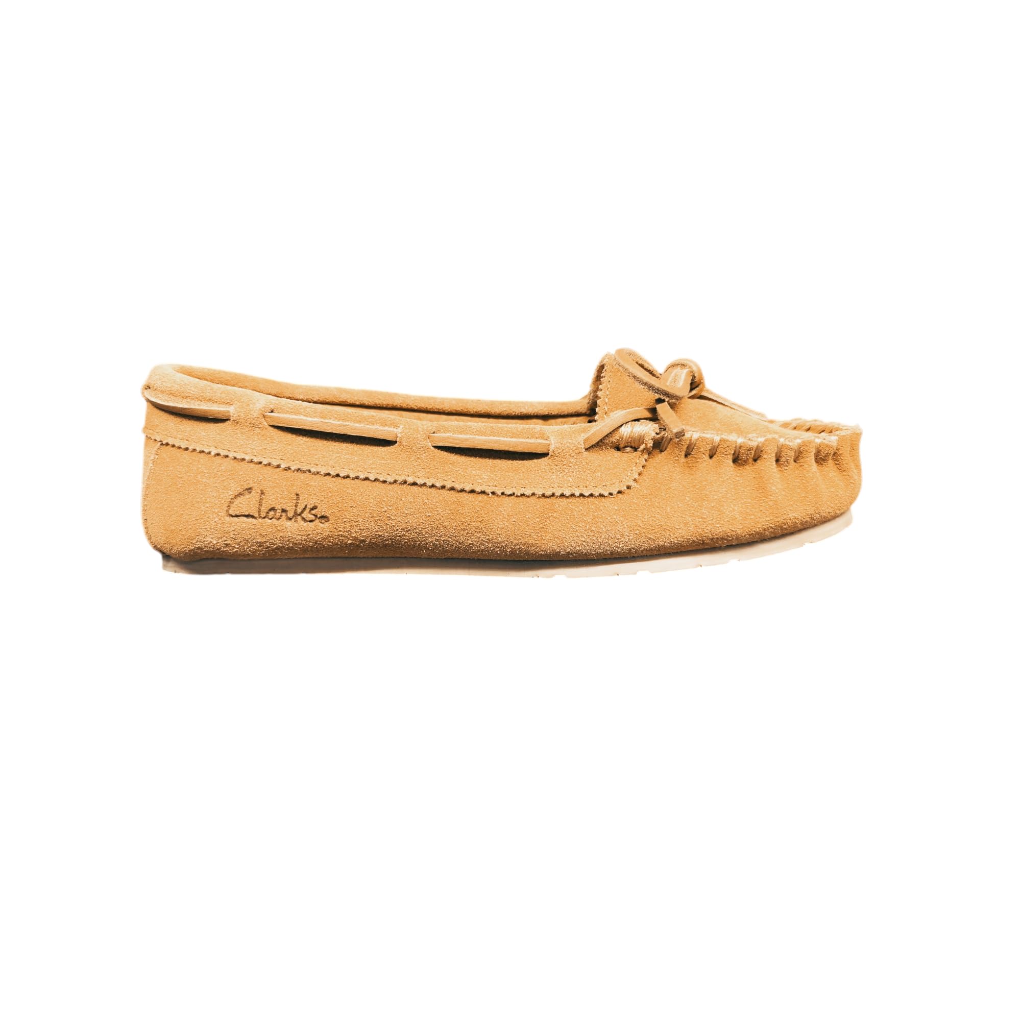 Clarks Mocassino da Donna in Camoscio, Stile Classico, Comfort Ergonomico, Suola Leggera. Numerazione dal 36 al 41