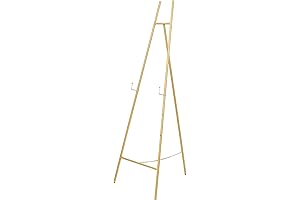 Deco 79 Adjustable Metal Floor Easel with Chain Support for Display