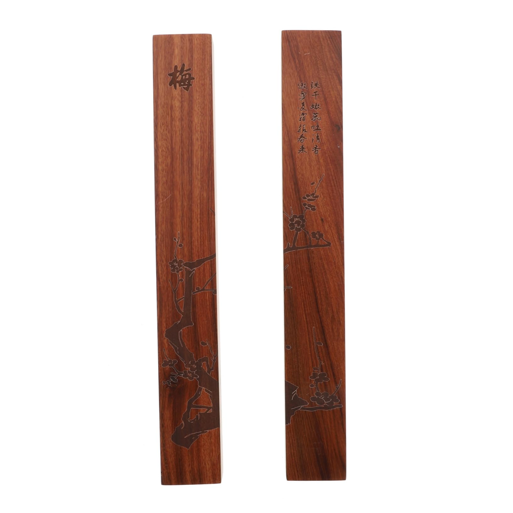 Mipcase 2pezzi Fermacarte Legno Per Calligrafia Stile Elegante e Compatto Per Ufficio e Casa Pesi Per Legno Massello Accessori Per Decorazione Desktop Per Artisti e Studenti Di Calligrafia