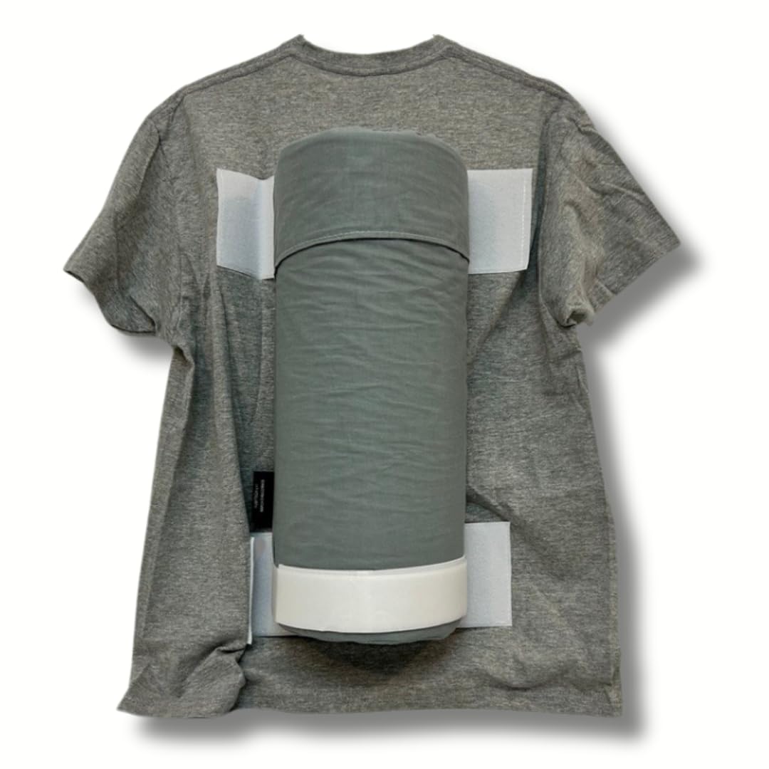 Morfeo Maglietta Antirussamento per Dormire sul Fianco - Cuscino antirussamento – Sistema per Apnee Notturne – 2 T-Shirt con Supporto in Memory Foam Rimovibile – Lavabile e Traspirante – Unisex (XL)