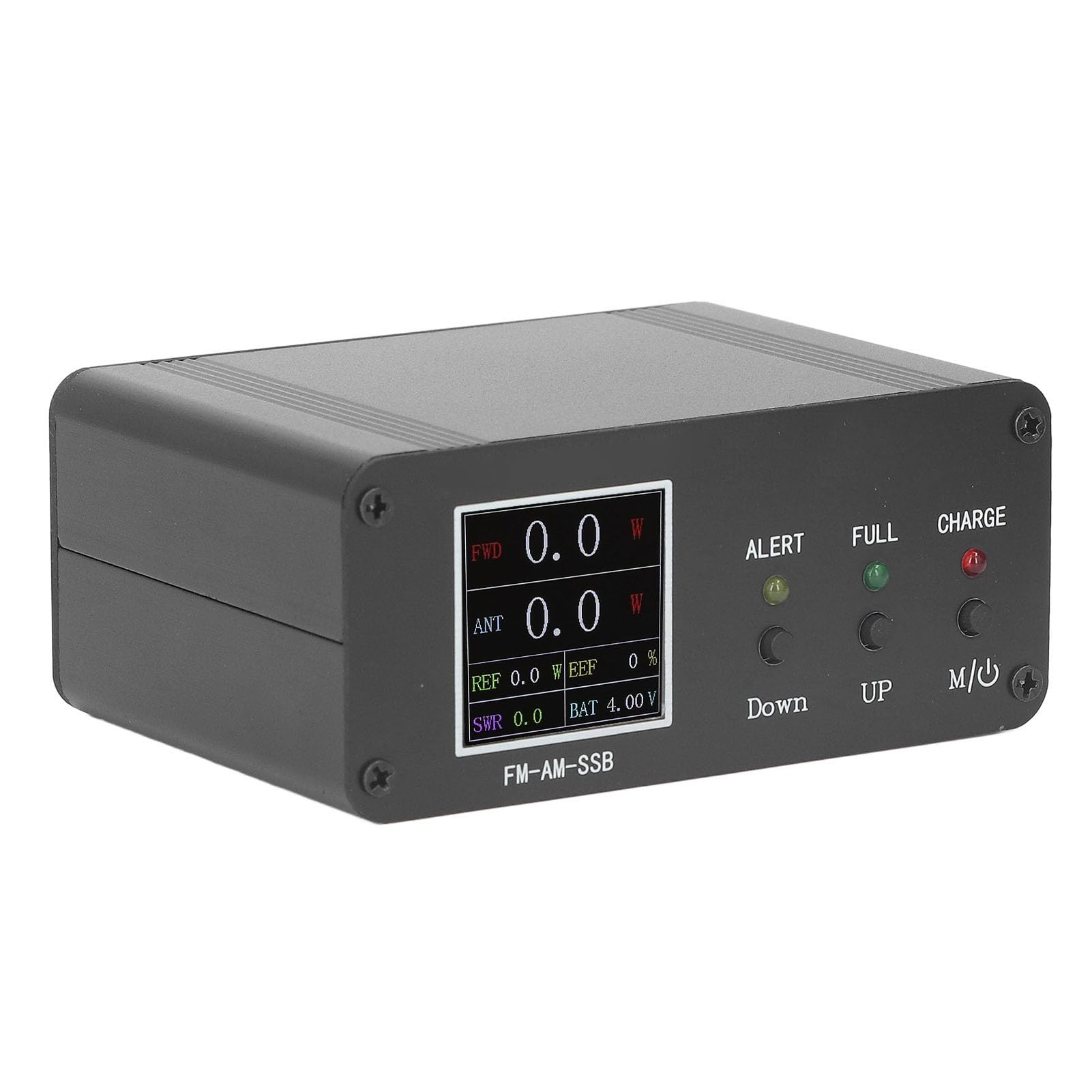 Misuratore SWR 120 W 1,8 a 54 Mhz, Schermo a Colori 240x240, Tester di Potenza FM AM SSB con Allarme per Display Chiaro e Trasporto Facile