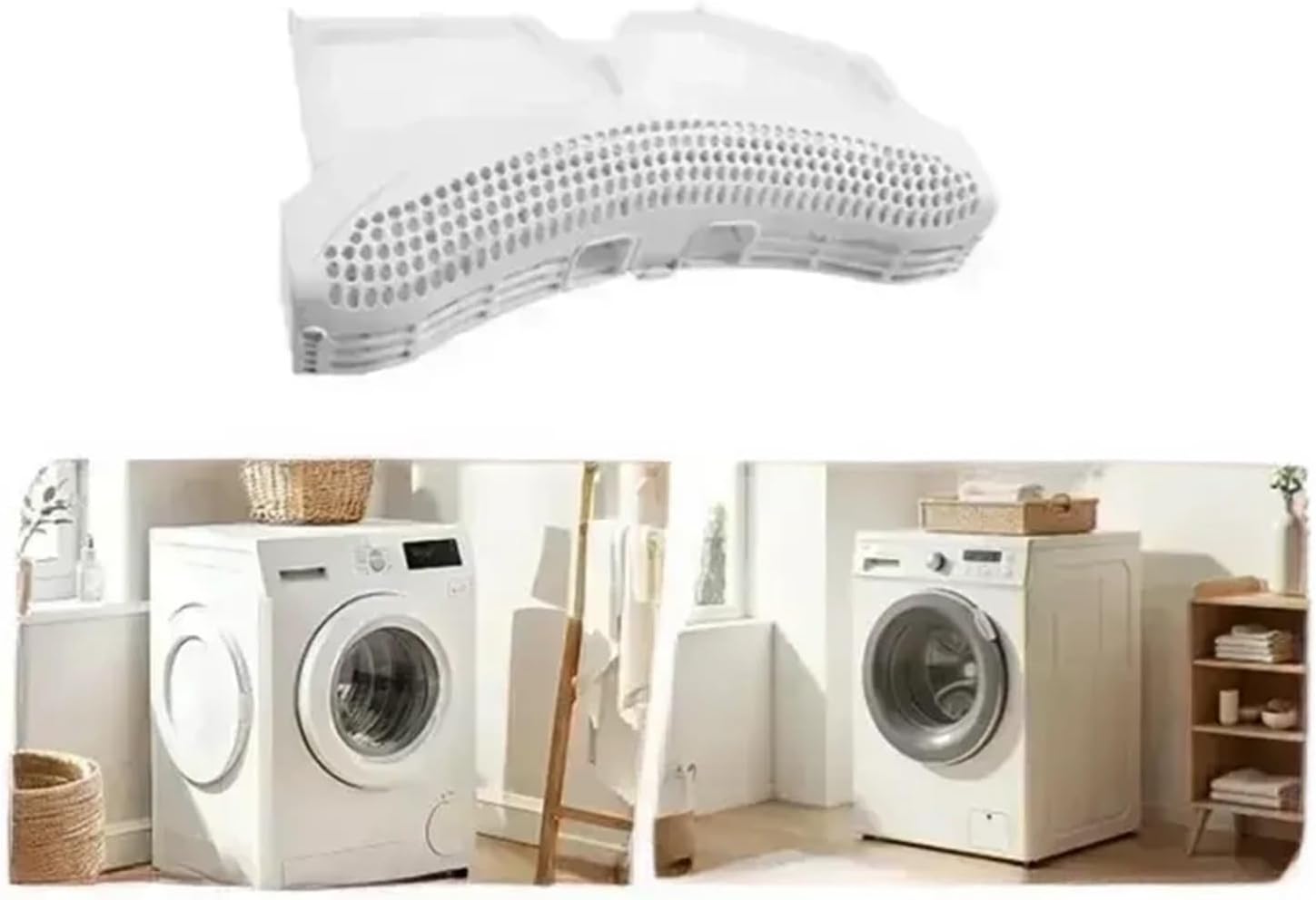 A83G Washing Machine Lint Filter | Compatible With Midea OCD7HP Heat Pump Dryer Efficient Filtration Replacement Laundry Parts(2pcs)
