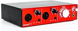 Focusrite Clarett 2Pre 10-In/4-Out Thunderbolt Interface with 2 Clarett Mic Preamps