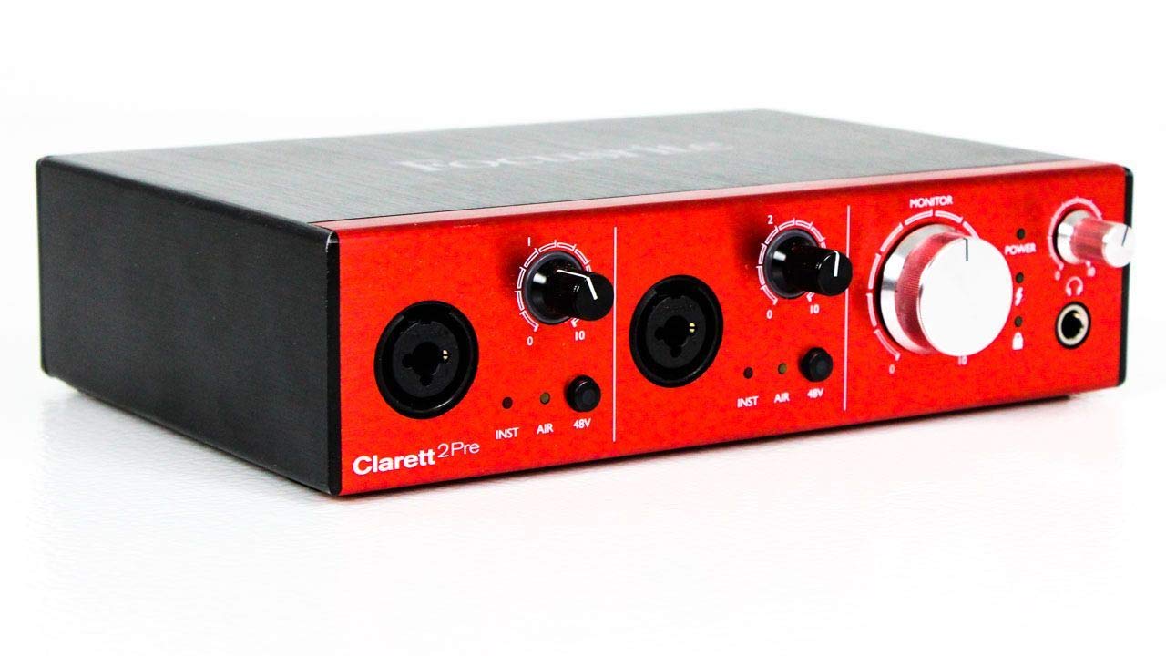 Focusrite Clarett 2Pre 10-In/4-Out Thunderbolt Interface with 2 Clarett Mic Preamps - Review, Price and Buying Guide