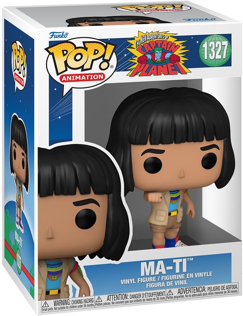 Funko POP! Animation: Captain Planet - Ma-Ti - Captain Planet and The Planeteers - Collectable Vinyl Figure - Gift Idea - Official Merchandise - for Kids & Adults - TV Fans