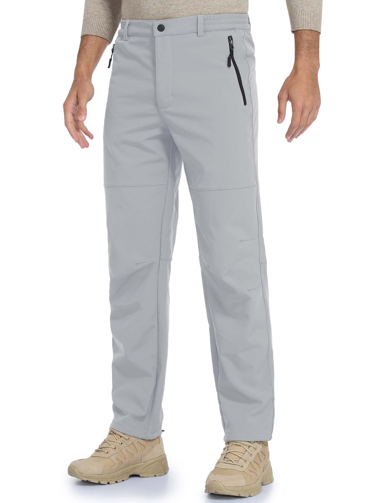 HFDWYJ Pantaloni Trekking Uomo Invernali Impermeabile Pantaloni Uomo per attività All'aperto da Sci Neve Arrampicata Escursionismo Caldo