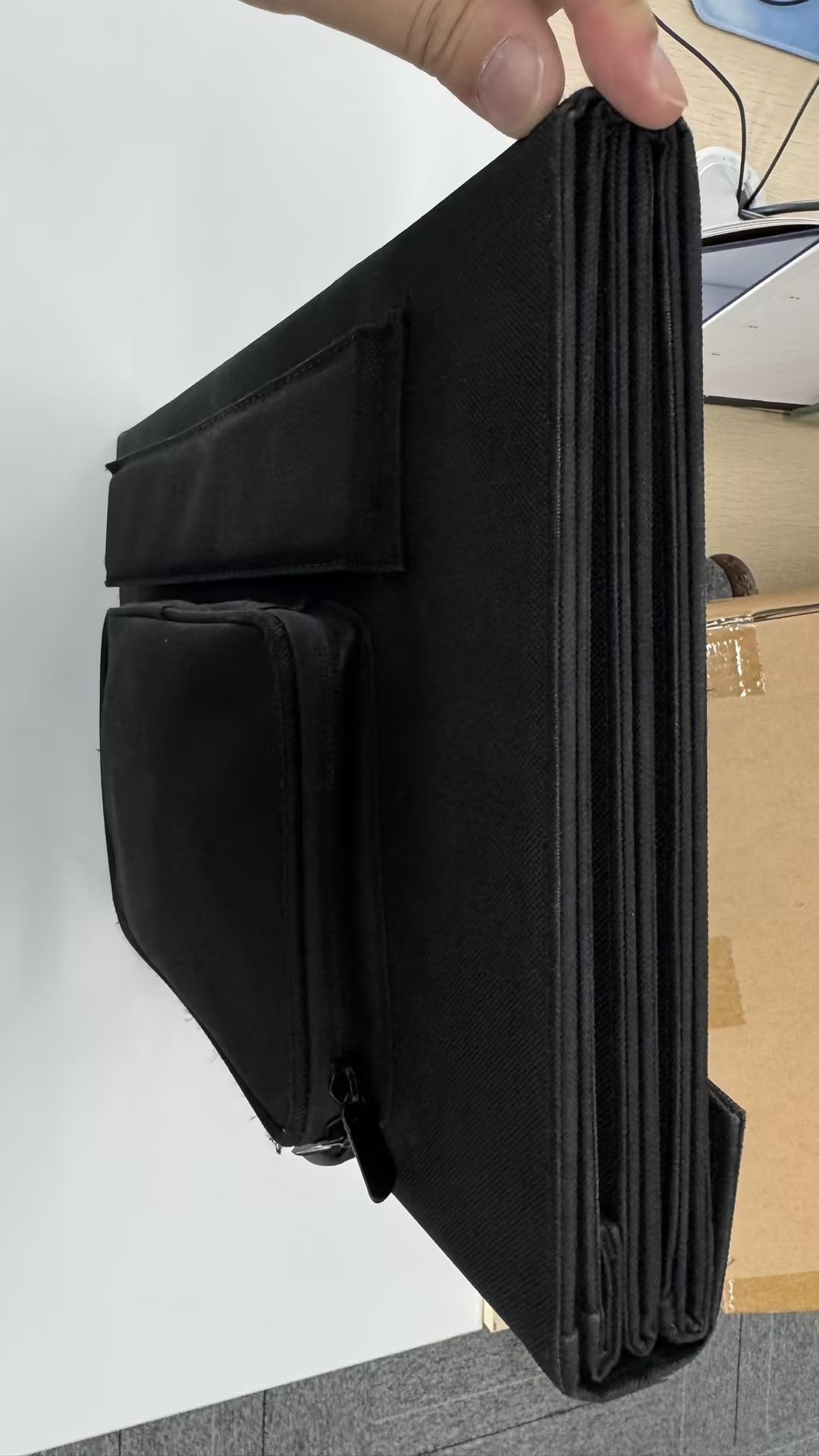 Ecosonique Technology 100W Solar Panel with Detachable Power Hub, 22V MC-4/12V DC/USB-A & USB-C Solar Charger with Kickstand, ETFE & Handle Portable Solar Panels for Camping