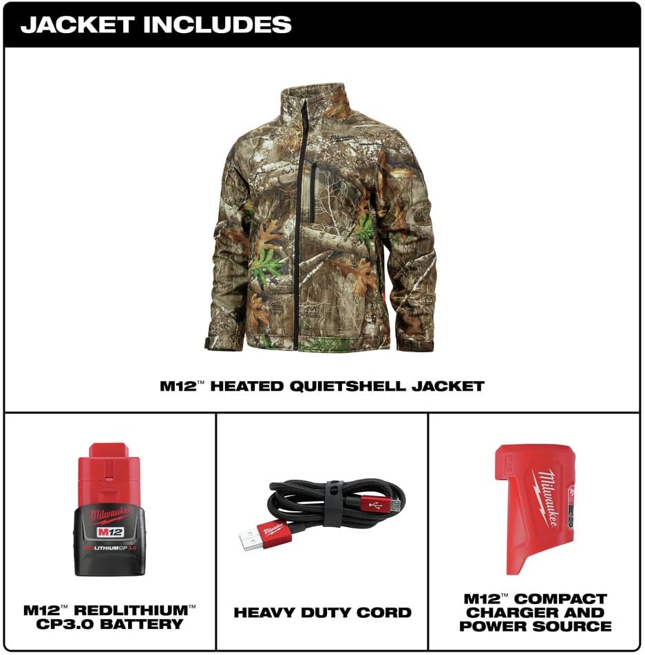Milwaukee Electric - M12 CAMO Heat Jacket KIT L