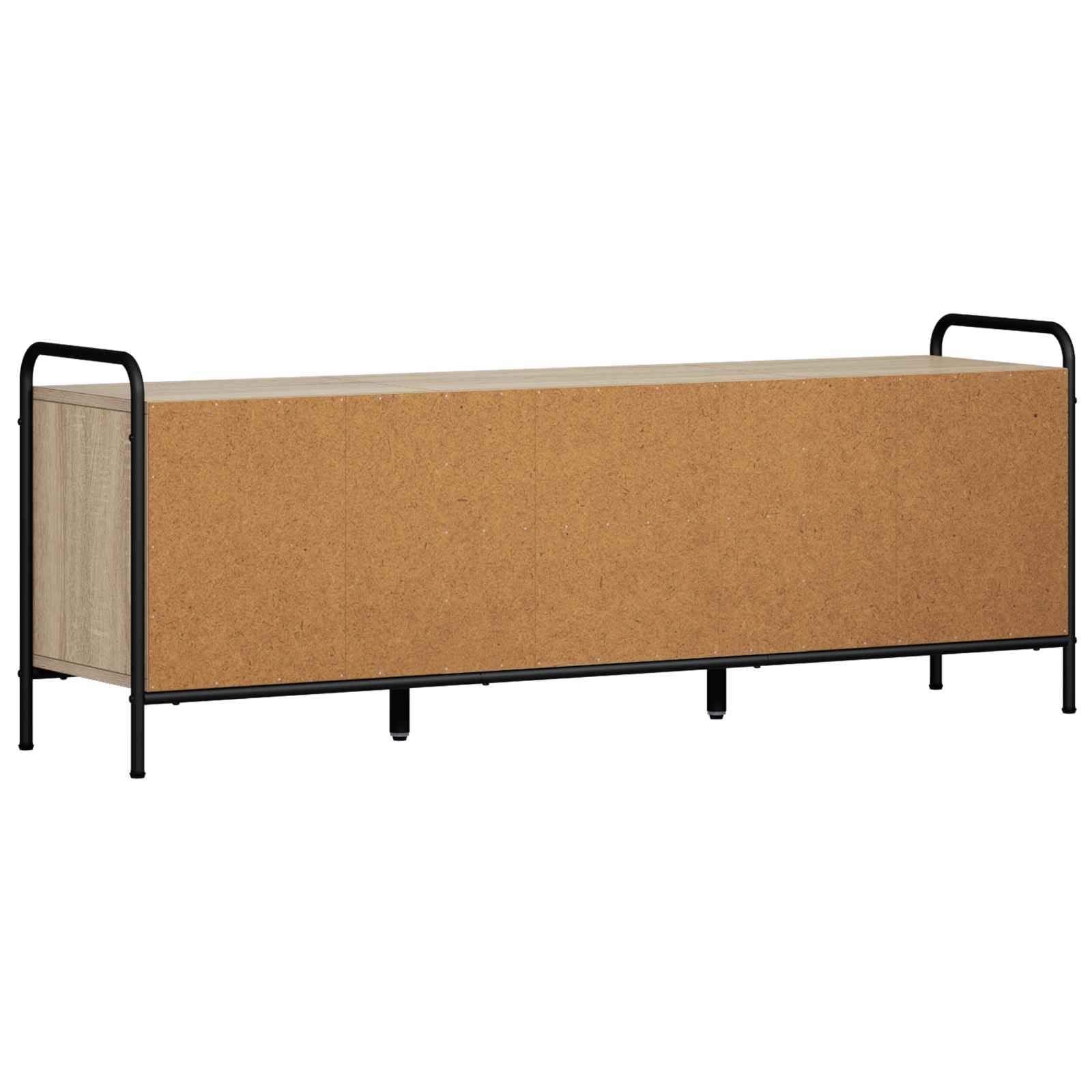 Hothingwell Szafka pod telewizor 133 x 33 x 50 cm dąb Sonoma drewno