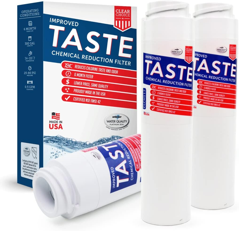 ClearChoice Great Filters. Great Prices. Replacement/Compatible for GE GSWF Water Filter NSF/ANSI 42, Box of 3, Made in the USA