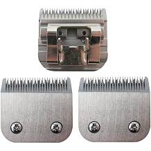 3 Pack 10# Dog Pet Grooming Clipper Replacement Blades Detachable Blade for Wahl KM2/ KM5/ KM10/ KM Cordless/Power Grip/SS-Pro/Stable Pro Plus/X-Block Dog Clippers