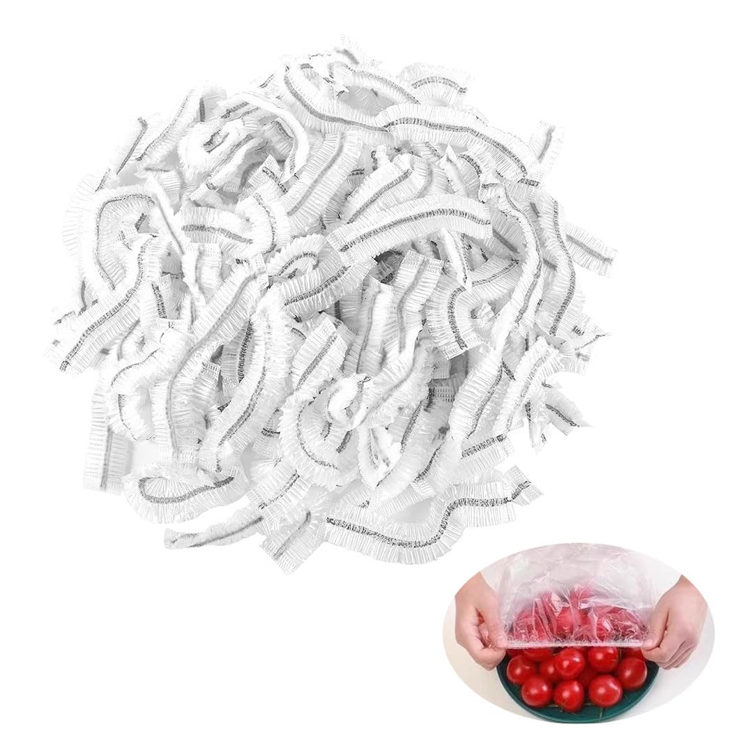 100 Pcs Shrinkable Food Covers, Reusable Elasticated Food Covers Plastic Stretch, for Fruit/Vegetable/Meat/Sandwich Preservation and Food Storage-image-33