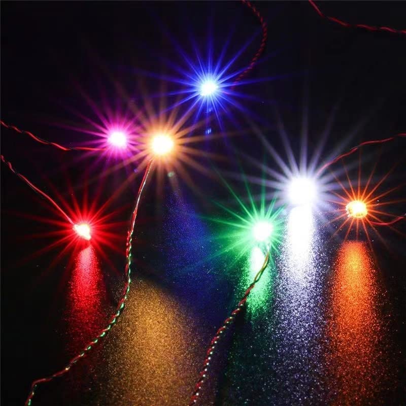 10 PCS/Pack Colorful LED Lighting Kit, DIY Brick Lighting Brick, Compatible with Lego Building Blocks Models, Led Light Accessories USB Power (Green)