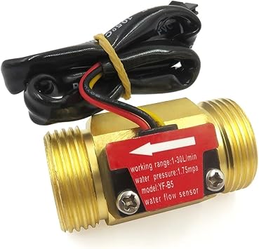 1/2 3/4 1 Inch Brass Hall Flow Sensor Water Flowmeter Control Liquid Switch(1)