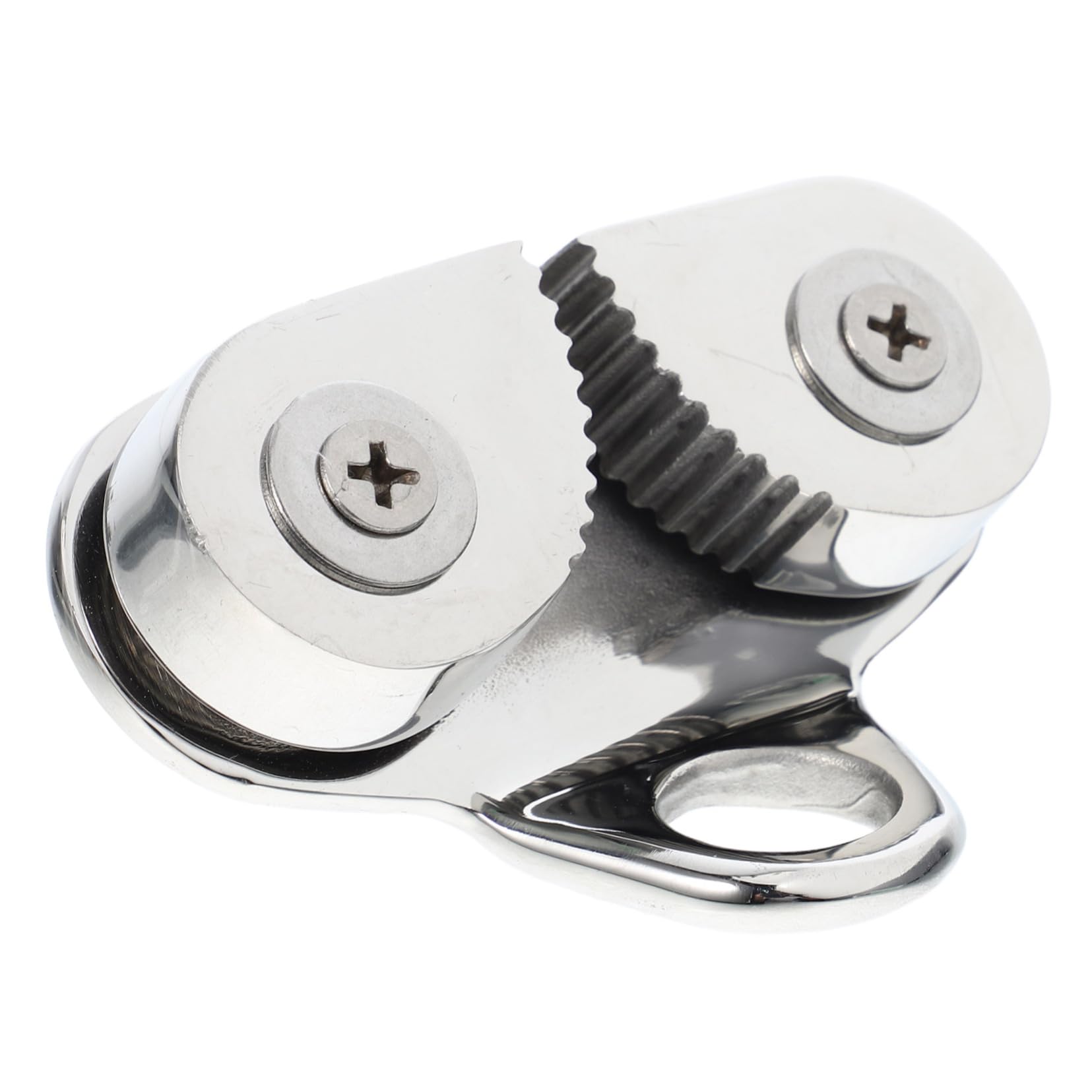 balacoo Stainless Steel Kayak Cleat Rope Clamp 316 Marine Grade Cam Cleat Fairlead for Kayak Tie Off Rail