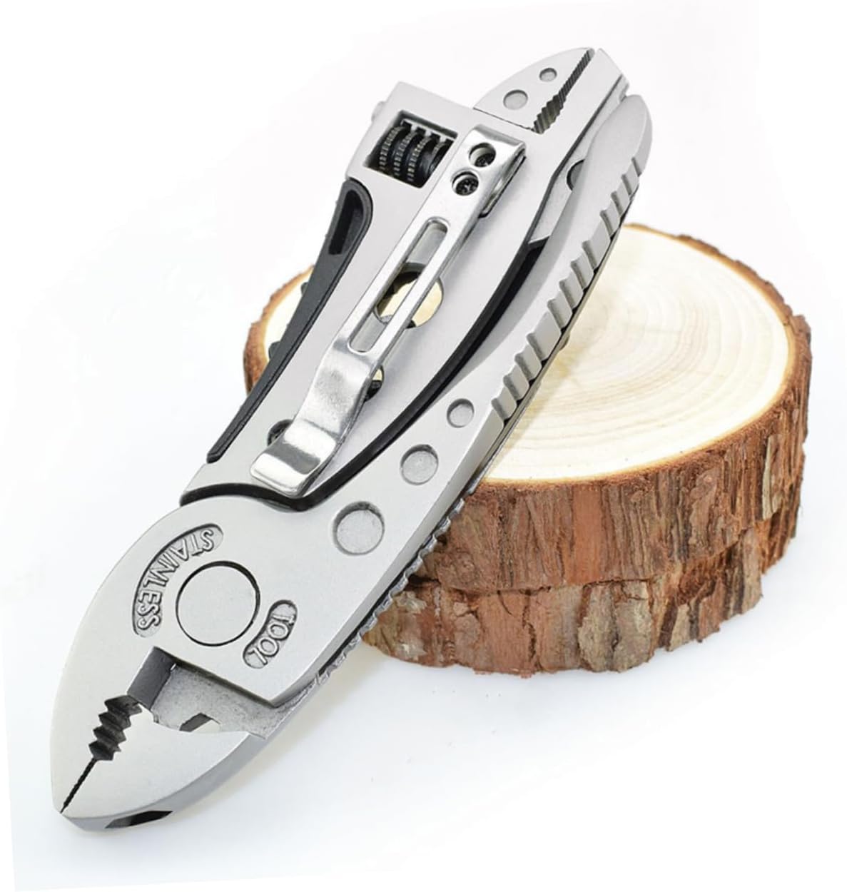 POPETPOP 2Pcs Multi Functional Pliers with Wire Cutters and Wrench for Camping Fishing Outdoor Survival Portable and Ergonomic Multi Purpose Tool for Travel and DIY Repair