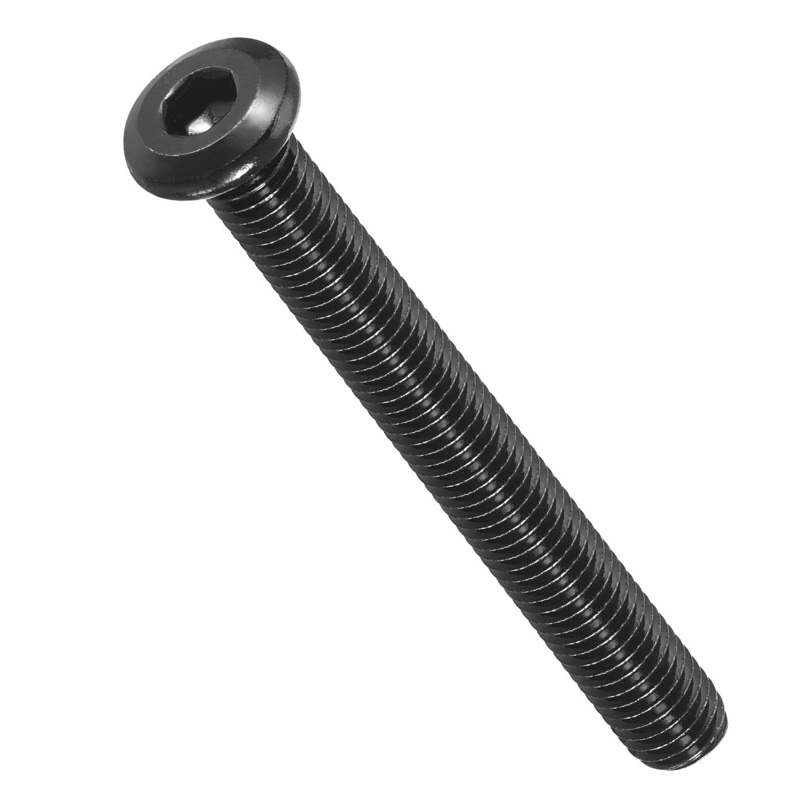METALLIXITY Flat Head Hex Socket Cap Screws Bolts(M8-1.25x70) 10Pcs, 304 Stainless Steel Hex Socket Furniture Bolts Screws