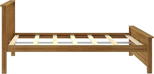 Miniatura 4 de Max  Lily Litera de cama individual con cama matrimonial para niños color nuez pecana