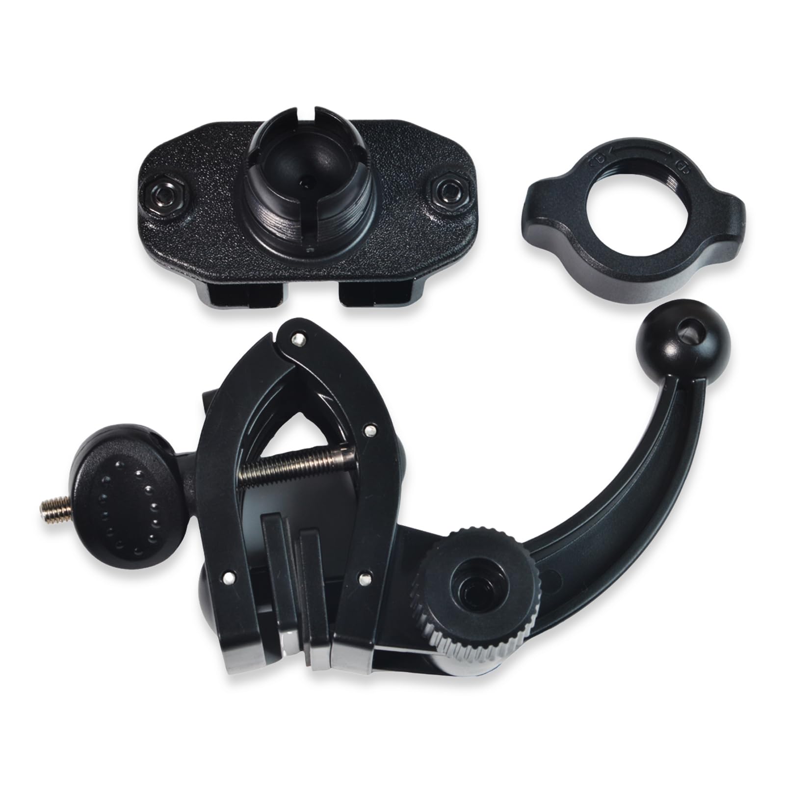 UAYESOK Supports de Talkie-walkie pour Voiture Tableau de Bord, Radio & Haut-Parleur & Micro pour Radio Mobile, avec à Clipser Porte, pour Baofeng, Kenwood, Motorola, Quansheng Radio Bidirectionnelle