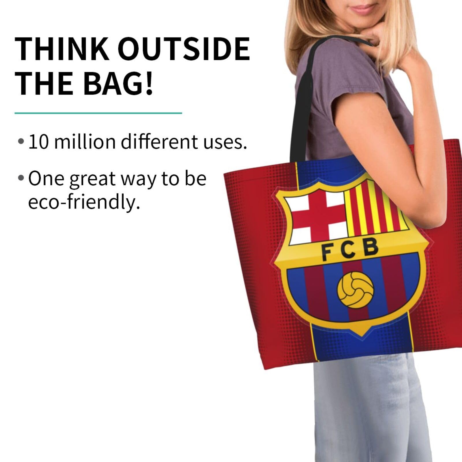 Amazon.co.jp: トートバッグ FCバルセロナ ショッピングバッグ