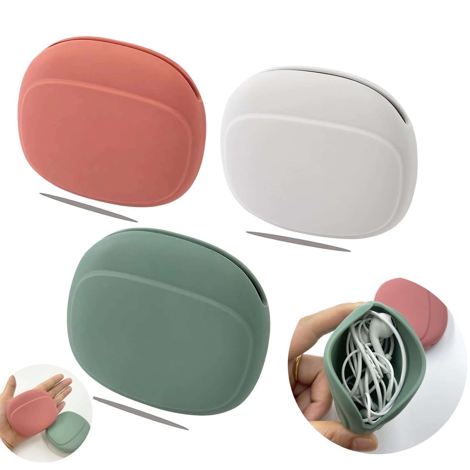 CIXVOEMK Silicone Headphone Organizer