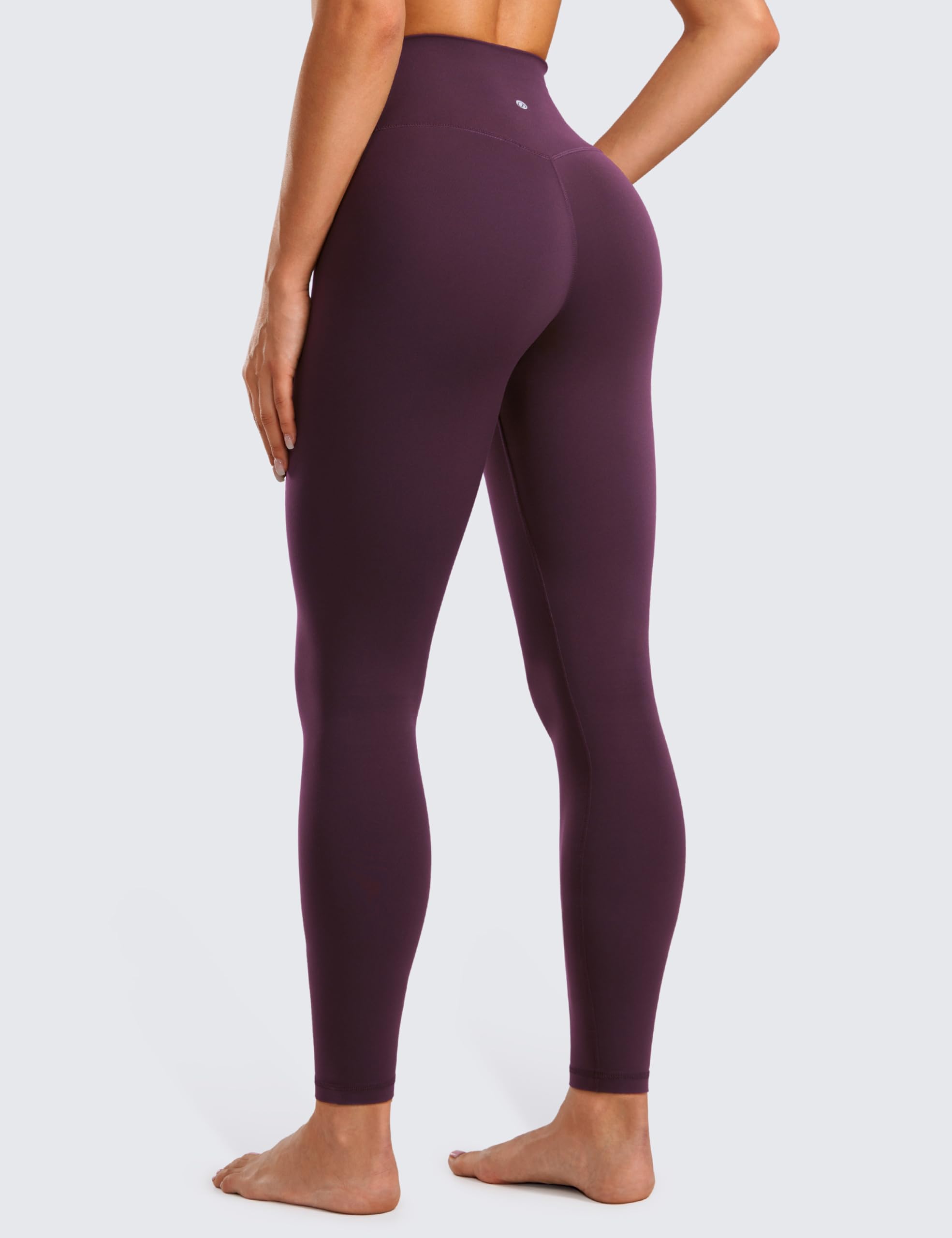 CRZ YOGA Damskie legginsy Butterluxe Cross Waist Workout 28 cali - V Crossover High Waisted Gym Athletic Yoga