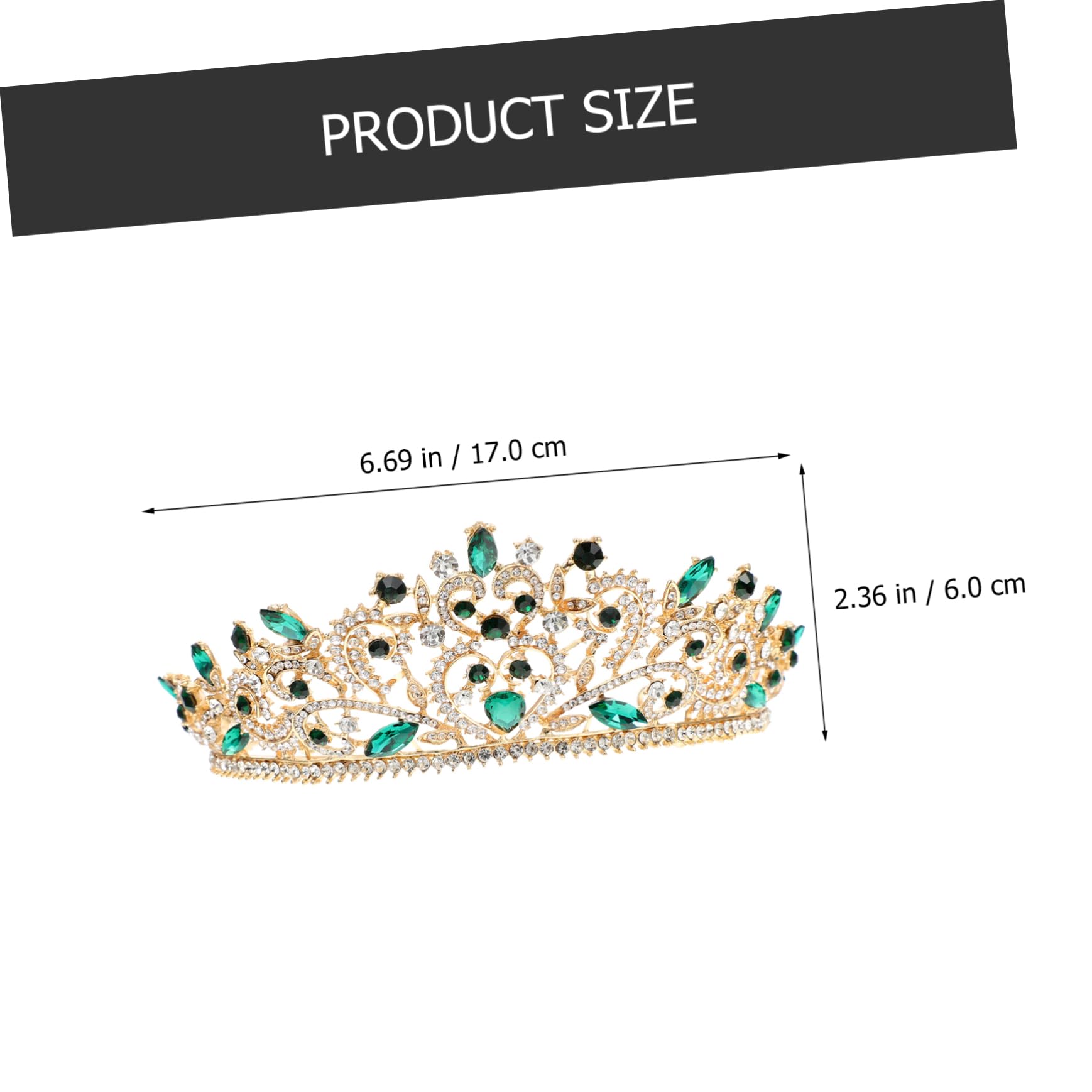 FOMIYES Krone Haarschmuck Tiaras für Frauen Kopfschmuck für die Braut Haarschmuck für die Hochzeit Dusche Haarschmuck für die Braut Tiara für Frauen Mädchen Tiara braut strass tiara Metall