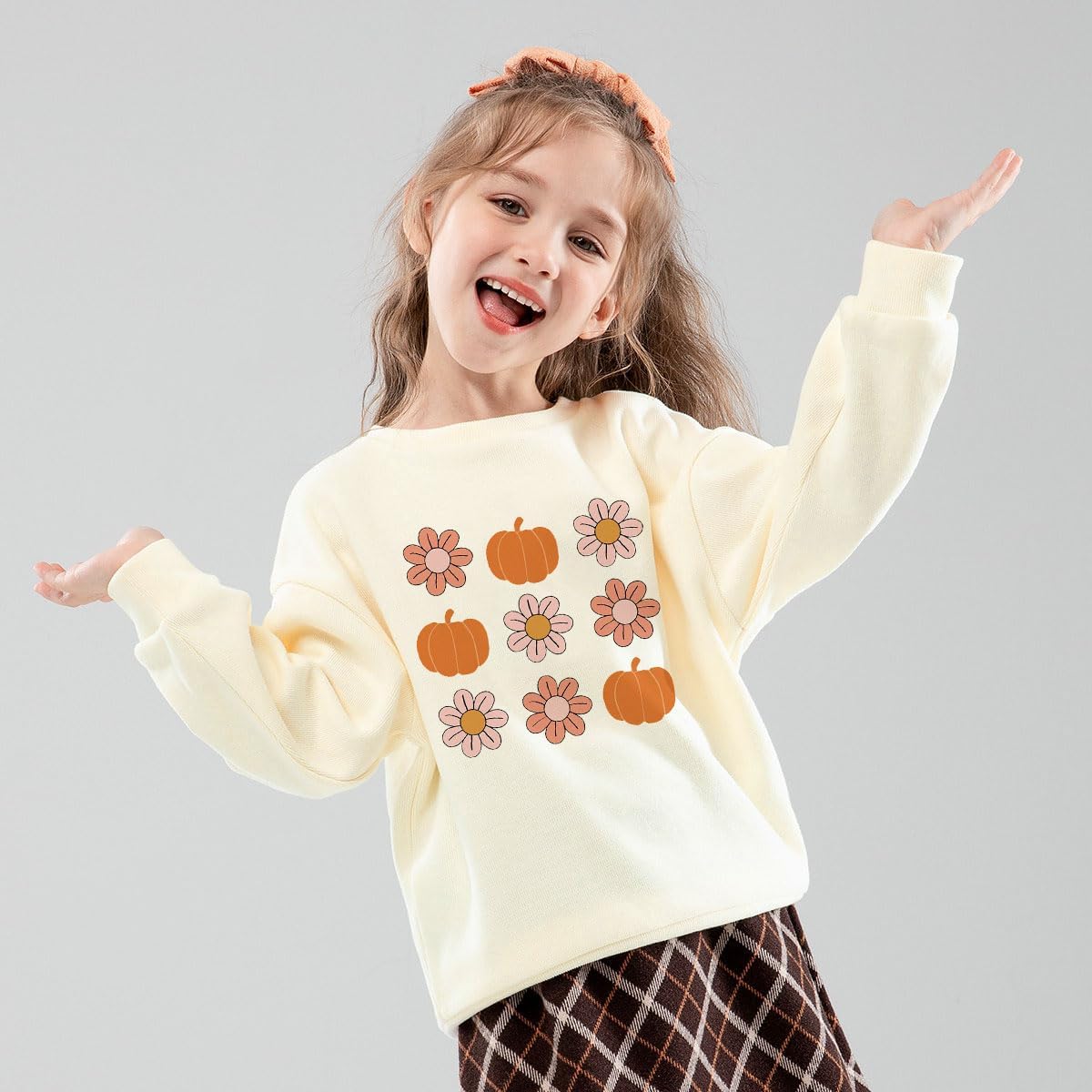 Thanksgiving Sweatshirt Toddler Boy Girl Gobble Turkey Long Sleeve T Shirts 2-10 Years - Image 2