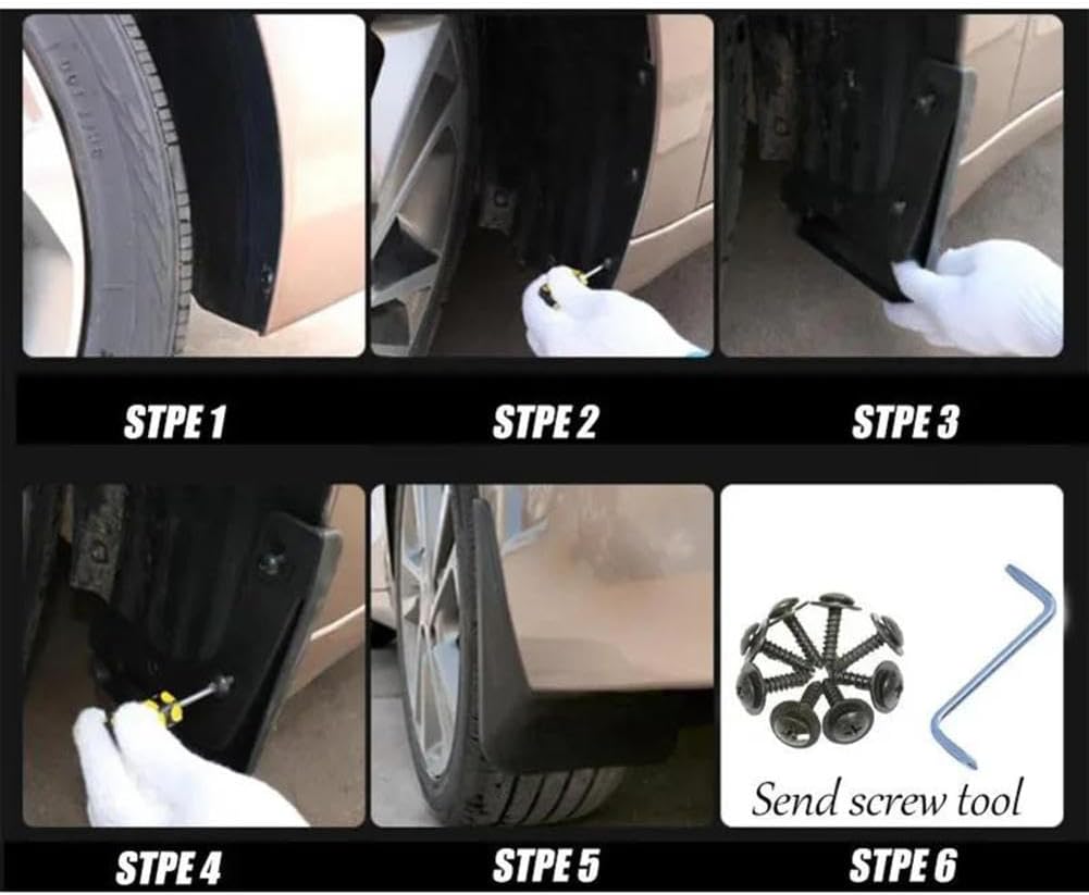 Car Splash Guards Mud Flaps Mud Front Rear Wheels Mudguards Fender, for Changcheng Tank 500 2022 2023 2024