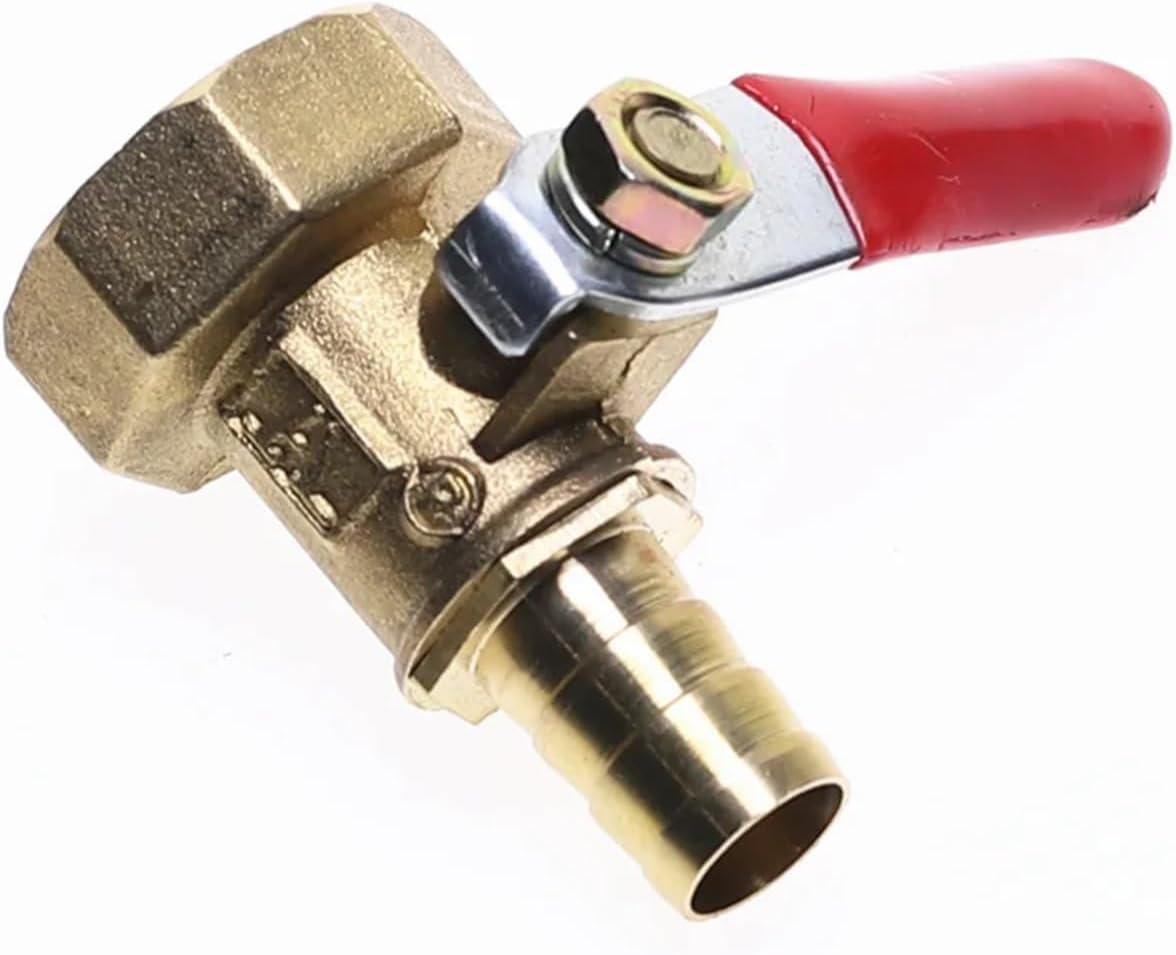1PC 1/4''Hose BSP Female Thread Straight Barbed 12mm Tube Brass Connector Joint Copper Pipe Fitting