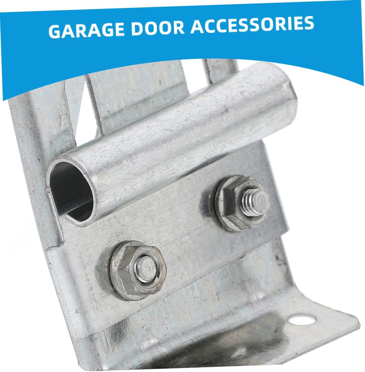 2pcs Garage Door Parts Hardware Replacement Hinges Brackets Easy to Install Versatile for Door Types