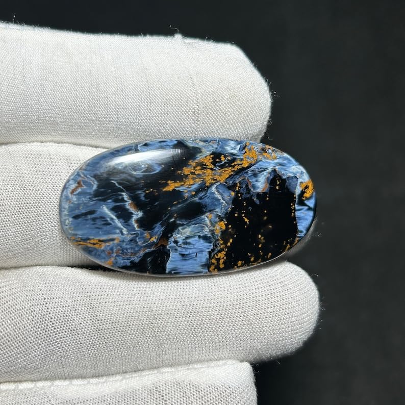 Piétersite véritable en cabochon pour façonner un pendentif bohème unique - 3