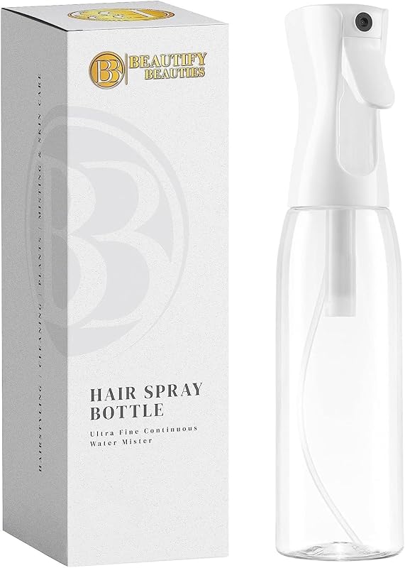 BeautifyBeauties Botella de spray continuo para cabello, 16.9 oz Mister Spray | Perfecto para barberos, salones de belleza, limpieza del hogar, riego de plantas, cuidado de mascotas, planchado y aromas de aceites esenciales.