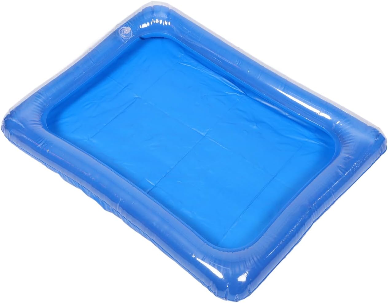 Kisangel Inflatable Fishing Pool, Rectangle Blow Up Fishing Pond Game for Summer Outdoor Water Game Play