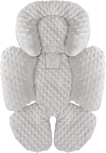 Miniatura 9 de KAKIBLIN Inserto de Asiento de Coche para Bebé, Soporte de Cabeza y Cuerpo para Asiento de Coche para Recién Nacido, Cojín de Asiento de Coche