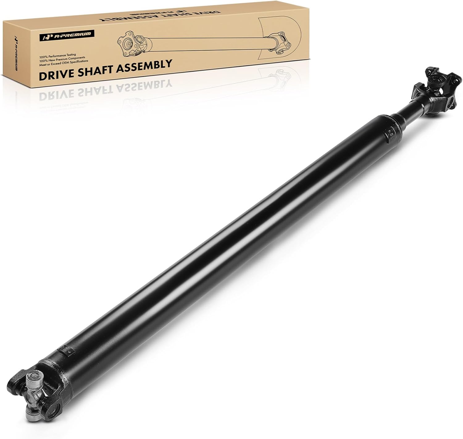 A-Premium Rear Drive Shaft Driveshaft Assembly Compatible with Ford F-250 Super Duty 1999-2002, F-350 Super Duty 1999-2001, 5.4L, 4WD, Auto Trans, 81" Bed, 142" WB, Extended Cab Pickup, Prop Shaft