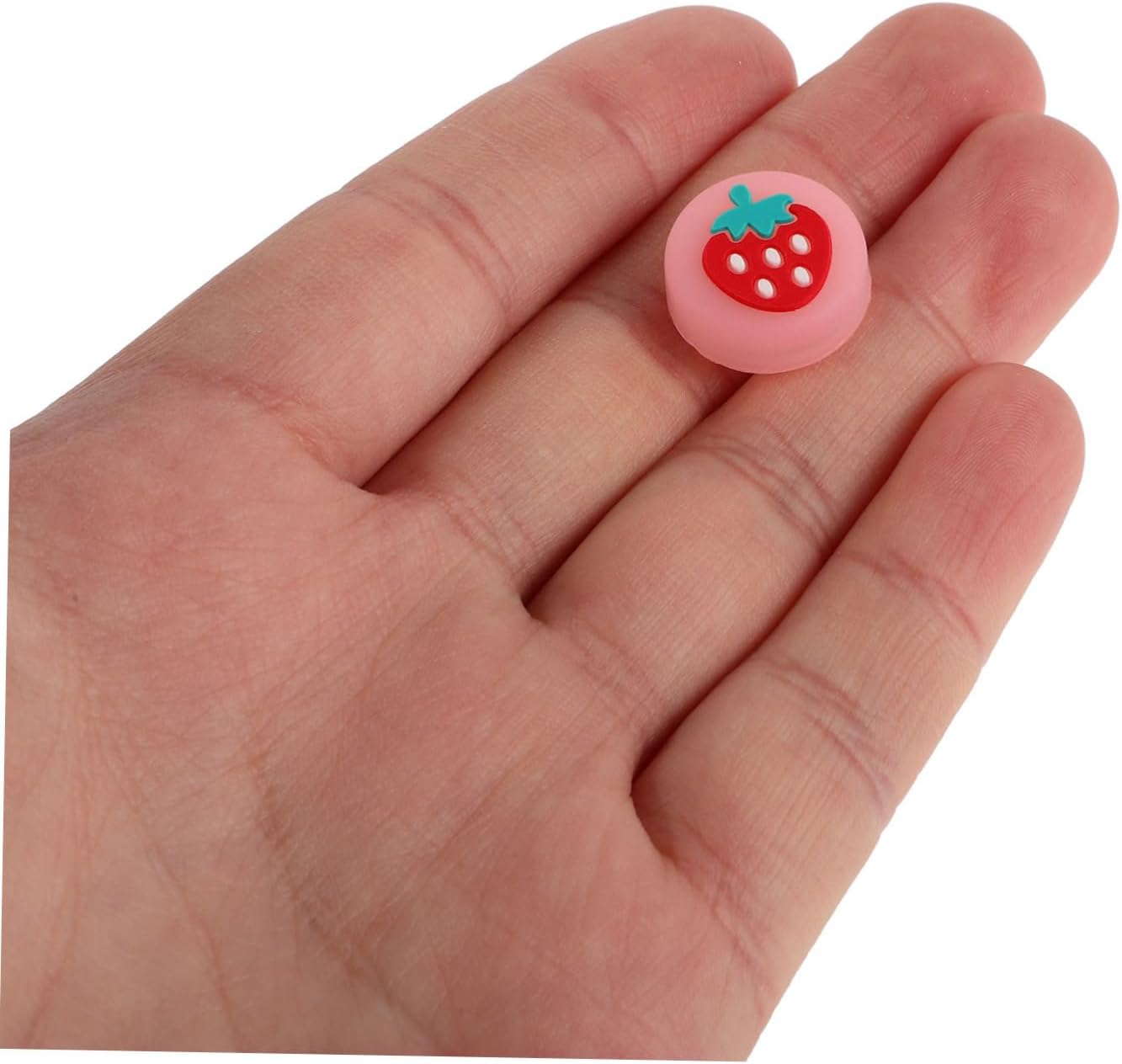 Hemobllo 4pcs Gaming Accessory Switch Controller Caps Thumb Grips Silicone Button Covers Glow in Dark for