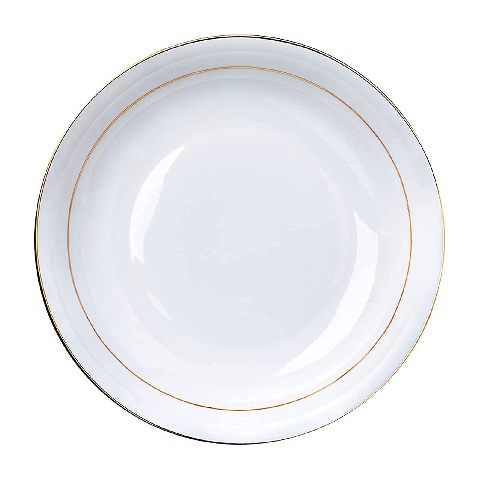 H3TF5J Zestaw stolików kości China China, 42 sztuki dla 6 osób, elegancki, spłaty złoto, bezpieczny w piekarniku mikrofalowym, nano samoczyszczące się szkliw (56 sztuk dla 10 osób)