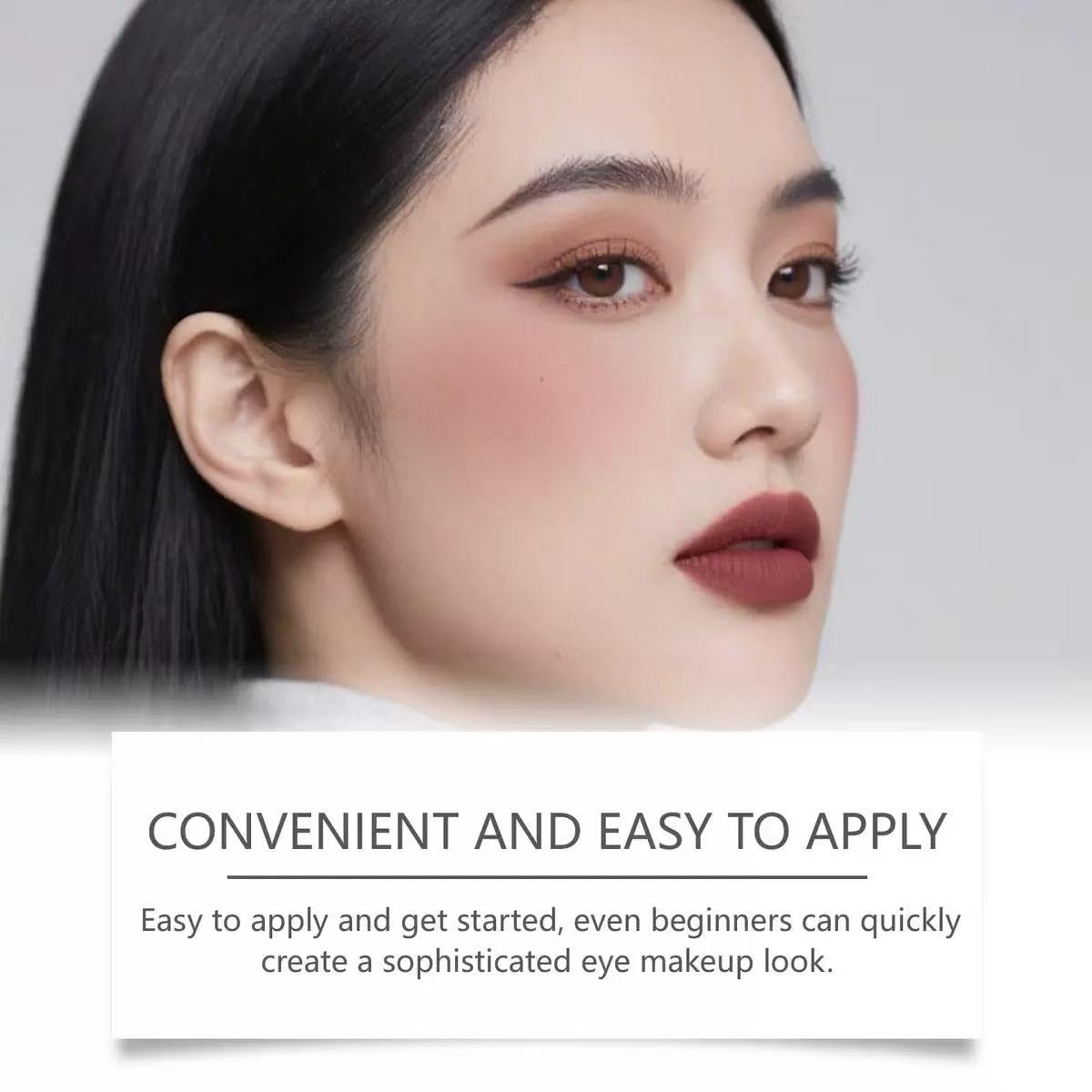 Natural Eyes Eye Shadow Palette - 9 Color Taupe & Brown Neutral Eye Shadows, Velvety Matte & Shimmer, Long Wearing, Rich Buttery Pigment Blendable Natural Look (1 box) - Image 4